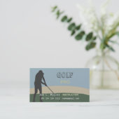 Carte De Visite Instructeur de golf de golfeur de sport de (Debout devant)