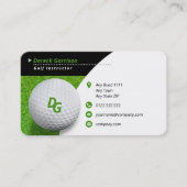 Carte De Visite Instructeur de golf | Master Sport (Devant)