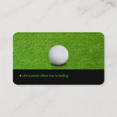 Carte De Visite Instructeur de golf | Master Sport (Dos)