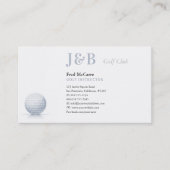 Carte De Visite Instructeur de golf | Meilleur Club (Devant)
