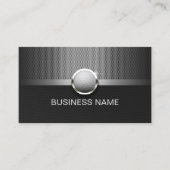 Carte De Visite Instructeur de golf Modern Metal Sport professionn (Devant)