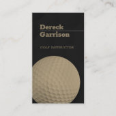 Carte De Visite Instructeur de golf | Professional Golf Lessons Go (Devant)