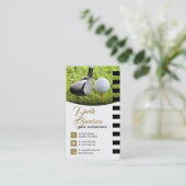 Carte De Visite Instructeur de golf | Professional Golf Lessons Go (Debout devant)