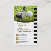 Carte De Visite Instructeur de golf | Professional Golf Lessons Go (Devant)