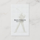 Carte De Visite Instructeur de golf professionnel (Devant)
