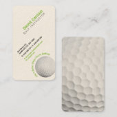 Carte De Visite Instructeur de golf | Professionnel (Devant / Derrière)