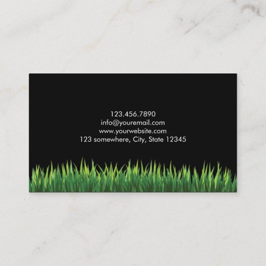 Carte De Visite Instructeur de golf professionnel (Dos)