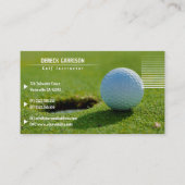 Carte De Visite Instructeur de golf | Sport parfait (Devant)