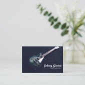 Carte De Visite Instructeur de guitare électrique (Debout devant)