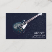 Carte De Visite Instructeur de guitare électrique (Dos)