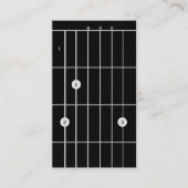 Carte De Visite Instructeur de guitare G Major (Devant)