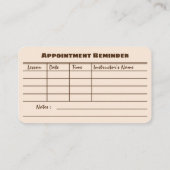 Carte De Visite Instructeur de l'école de conduite automobile Cart (Dos)