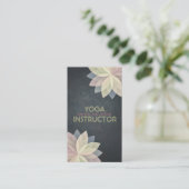 Carte De Visite Instructeur de méditation YOGA Studio Mandala colo (Debout devant)