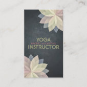 Carte De Visite Instructeur de méditation YOGA Studio Mandala colo (Devant)