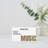 Carte De Visite Instructeur de musique saxophone (Debout devant)