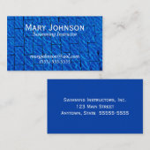 Carte De Visite Instructeur de natation Enseignant de natation Ens (Devant / Derrière)