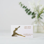 Carte De Visite Instructeur de Pilates de professeur de Pilates (Debout devant)