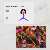 Carte De Visite Instructeur de pilotes (Devant / Derrière)