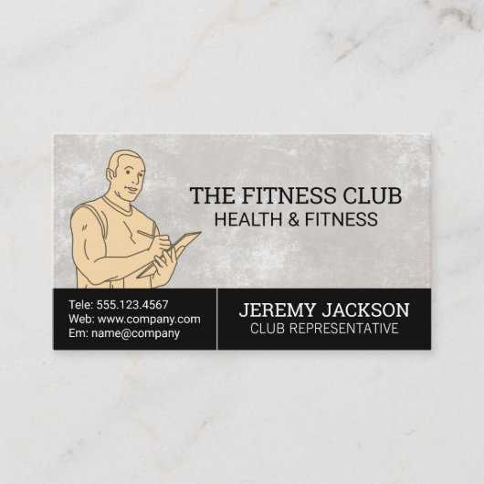 Carte De Visite Instructeur de santé (Devant)