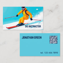 Instructeur de ski QR