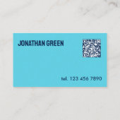 Carte De Visite Instructeur de ski QR (Dos)