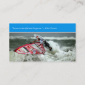 Carte De Visite Instructeur de surf | Surfboard Active Recreation (Dos)