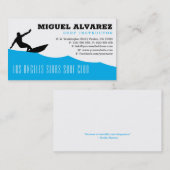 Carte De Visite Instructeur de surf | Surfer Active Recreation (Devant / Derrière)