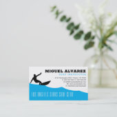 Carte De Visite Instructeur de surf | Surfer Active Recreation (Debout devant)