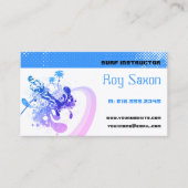 Carte De Visite Instructeur de surf | Vacances actives Surfboard (Devant)