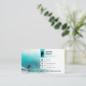 Carte De Visite Instructeur de surf | Vacances actives Surfboard (Debout devant)