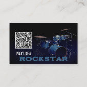 Carte De Visite Instructeur de tambours (Dos)