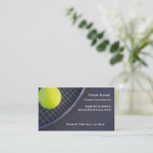 Carte De Visite Instructeur de tennis (Debout devant)