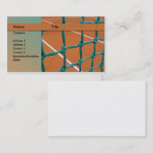 Carte De Visite instructeur de tennis (Devant / Derrière)