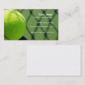 Carte De Visite Instructeur de tennis (Devant / Derrière)