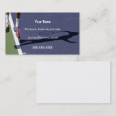 Carte De Visite Instructeur de tennis (Devant / Derrière)