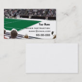 Carte De Visite Instructeur de tennis (Devant / Derrière)