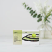 Carte De Visite instructeur de tennis (Debout devant)