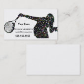 Carte De Visite Instructeur de tennis (Devant / Derrière)