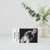 Carte De Visite Instructeur de tennis (Debout devant)