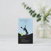 Carte De Visite Instructeur de tennis | Professionnel (Debout devant)