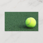 Carte De Visite Instructeur de tennis professionnel (Dos)