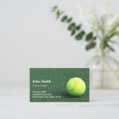 Carte De Visite Instructeur de tennis professionnel (Debout devant)