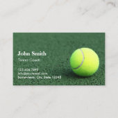 Carte De Visite Instructeur de tennis professionnel (Devant)