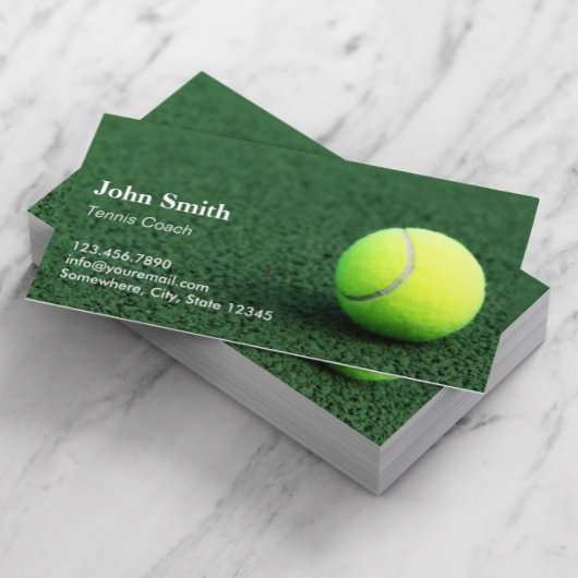 Carte De Visite Instructeur de tennis professionnel
