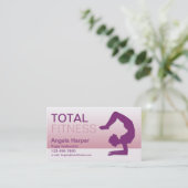 Carte De Visite Instructeur de yoga (Debout devant)