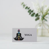 Carte De Visite Instructeur de yoga (Debout devant)