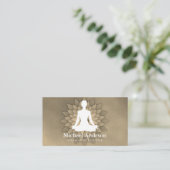 Carte De Visite Instructeur de yoga (Debout devant)