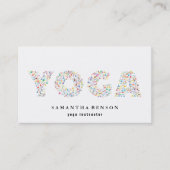 Carte De Visite Instructeur de yoga (Devant)