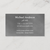 Carte De Visite Instructeur de yoga (Dos)