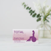 Carte De Visite Instructeur de yoga (Debout devant)